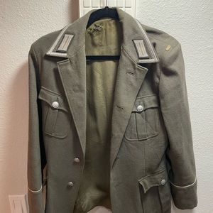 Civil War Era Officer’s Jacket - Silver & Gray - Small